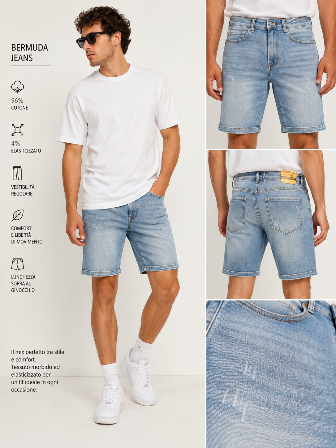 Jeans corto