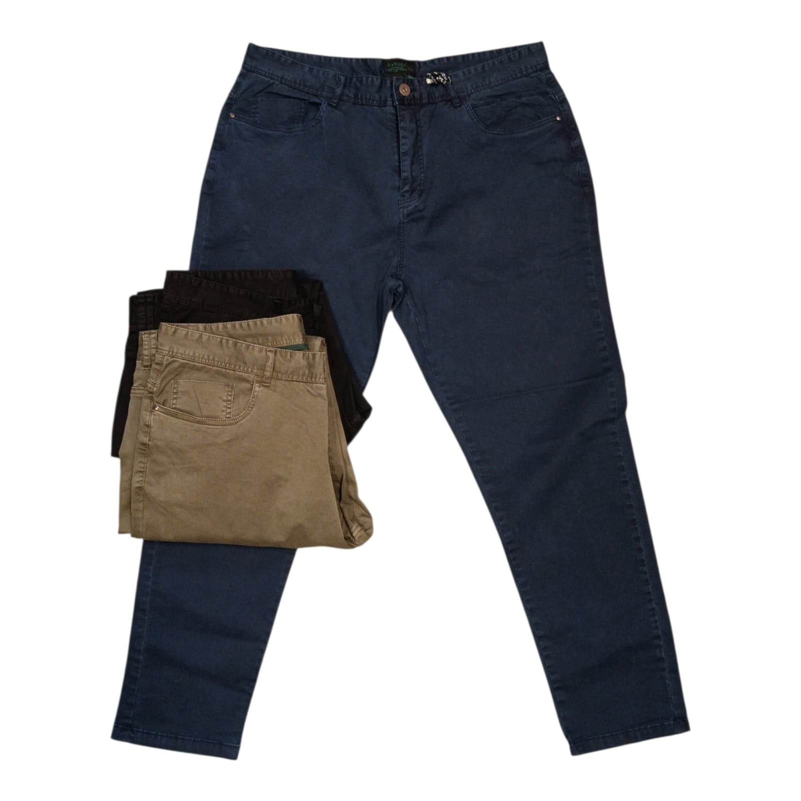 Pantalone vestibilità morbida cotone jeans
