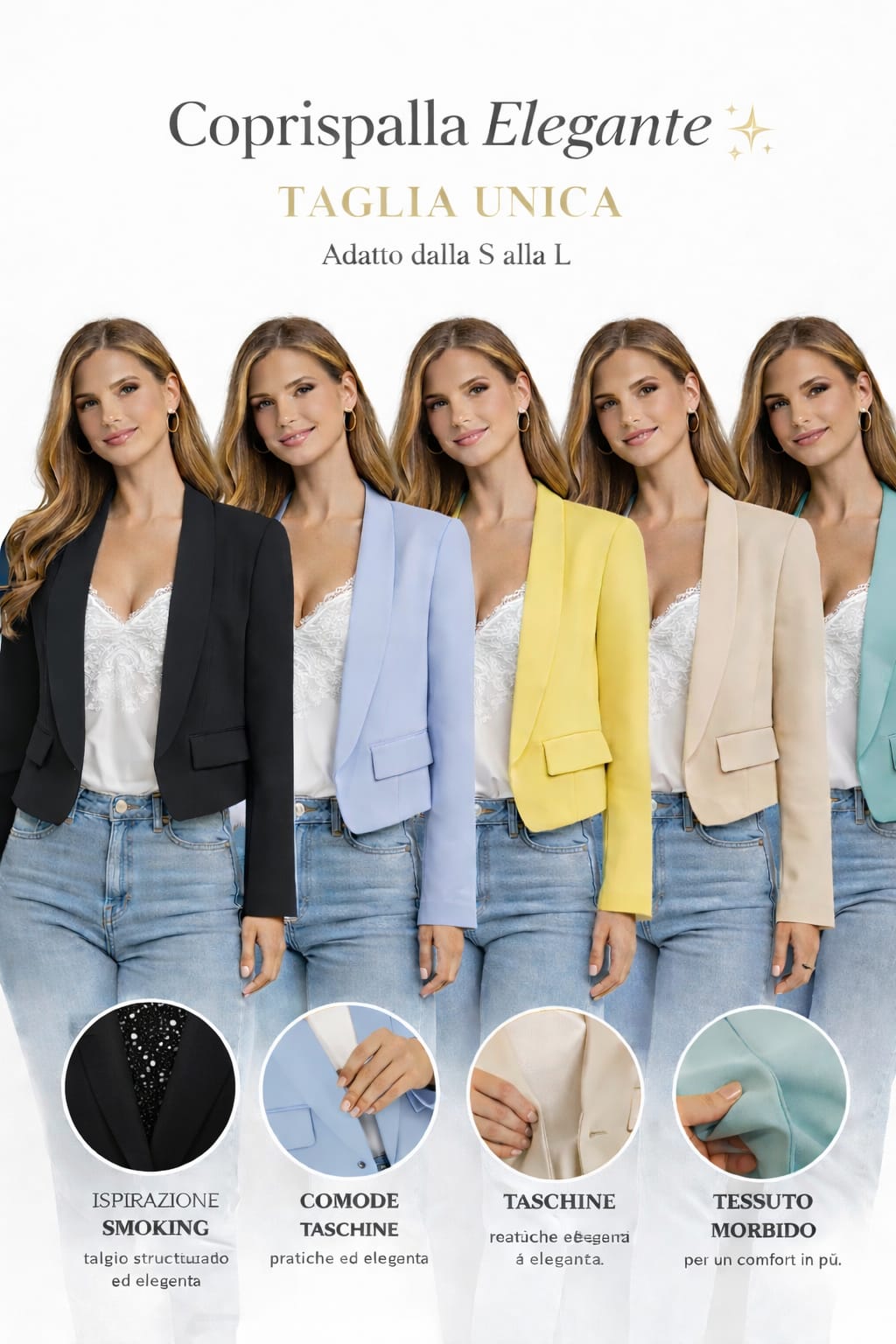 Coprispalla adatto a mille outfit