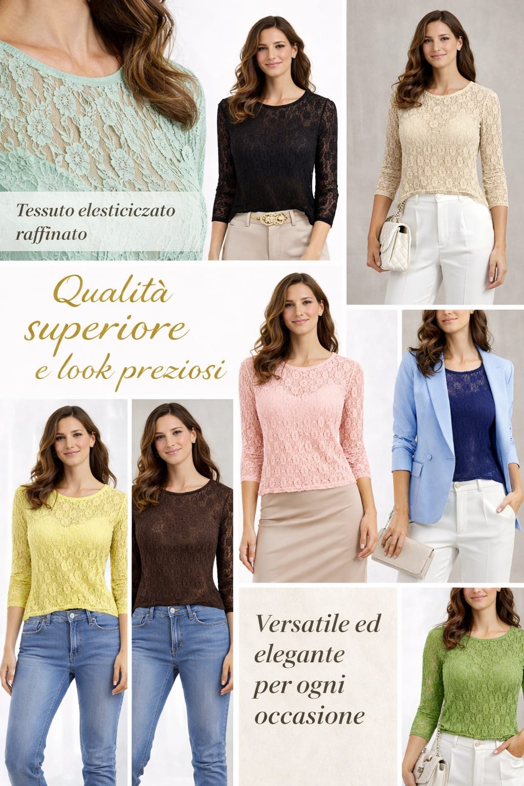 Maglia con pizzo