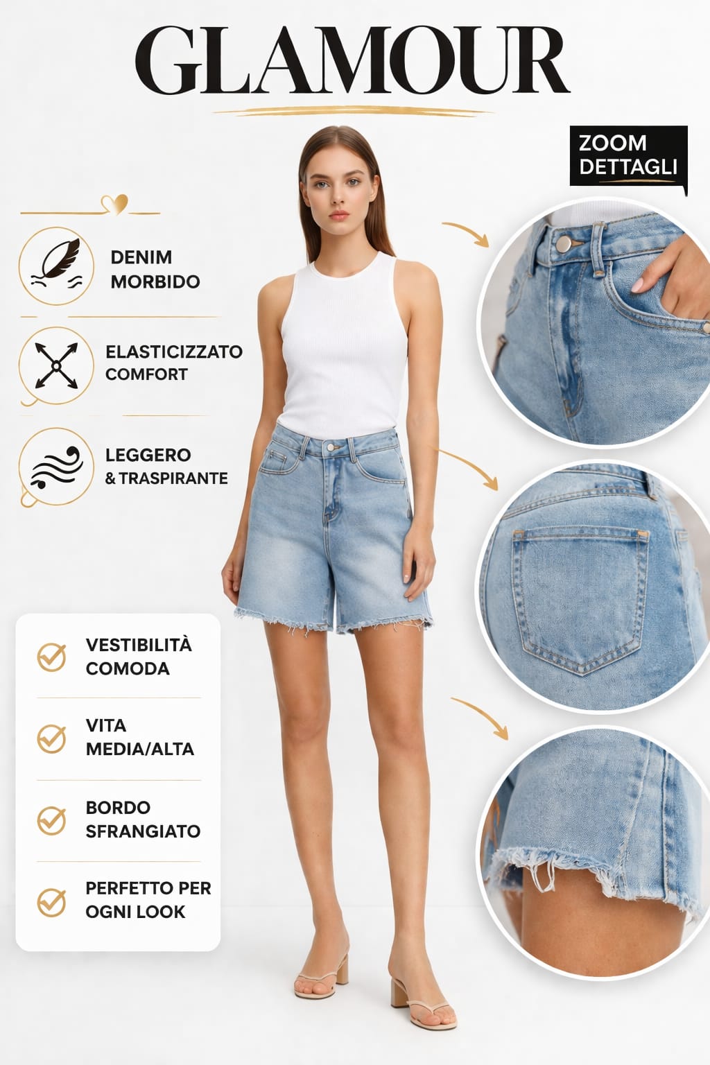 Jeans corto