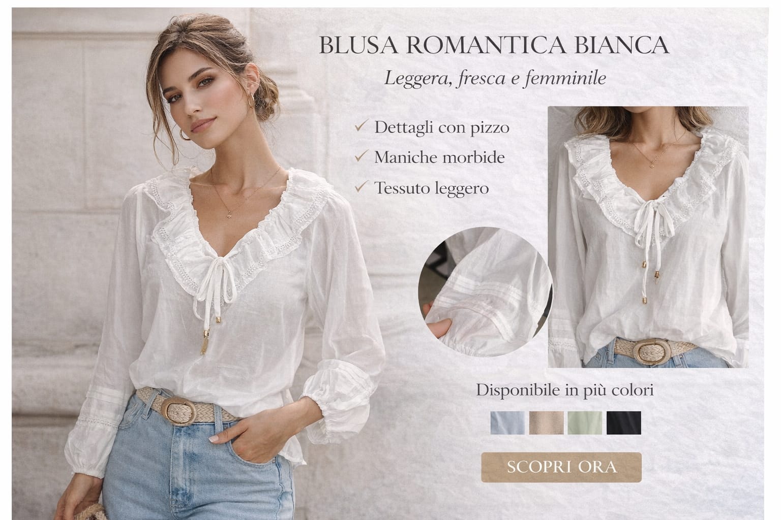 Blusa romantica