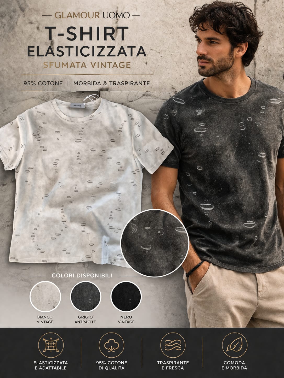T-shirt cotone