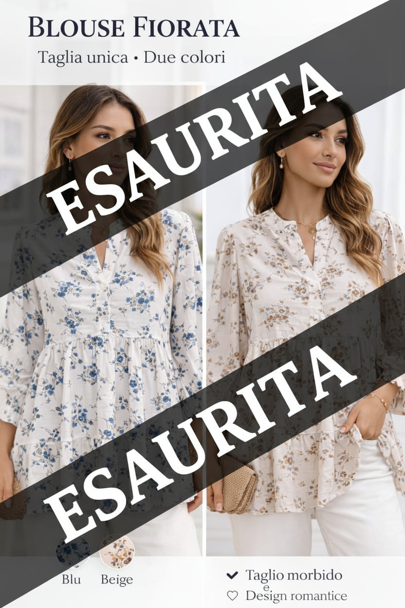 Blusa fiorata