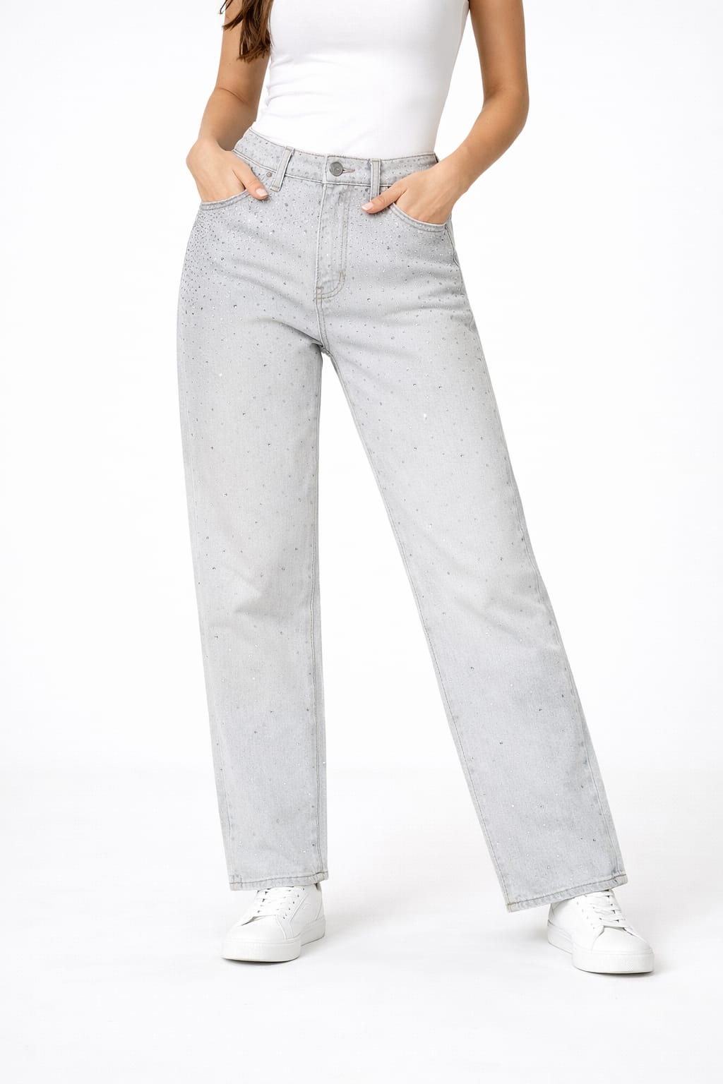 Jeans elasticizzato taglio balloon