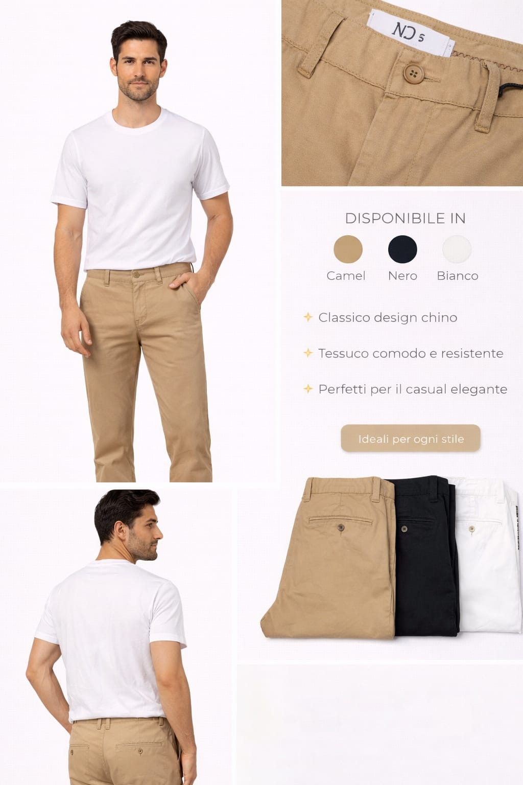Pantalone in cotone