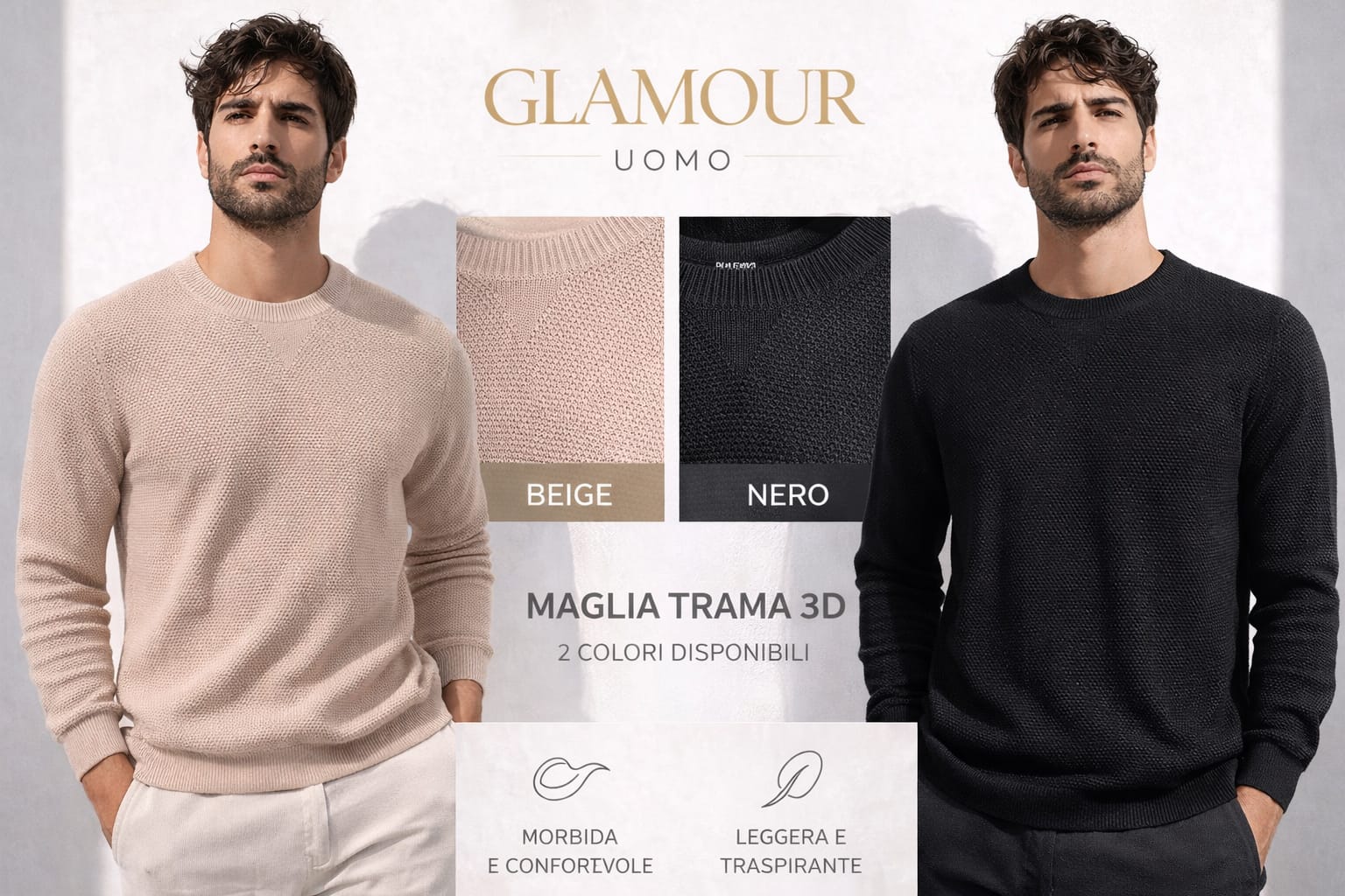 Maglia elasticizzato in cotone