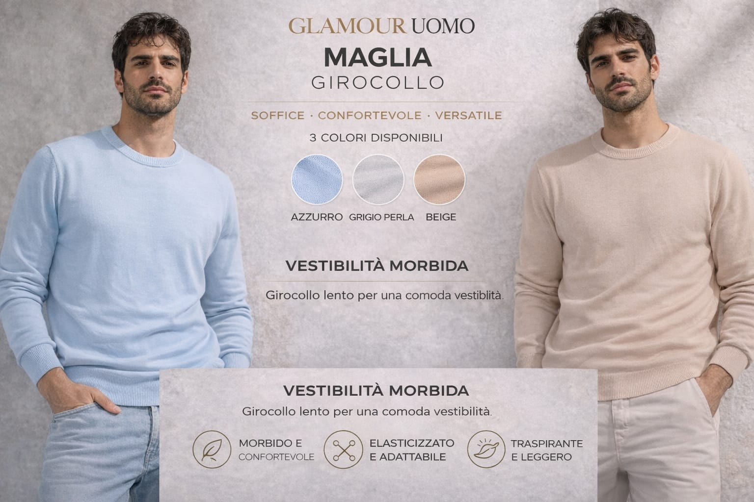 Maglia giracollo