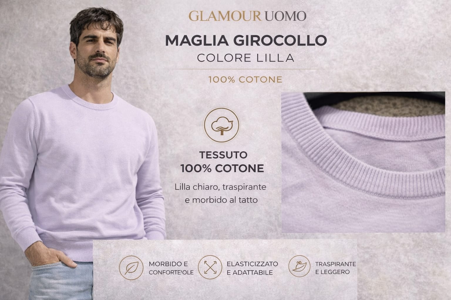 Maglia giracollo